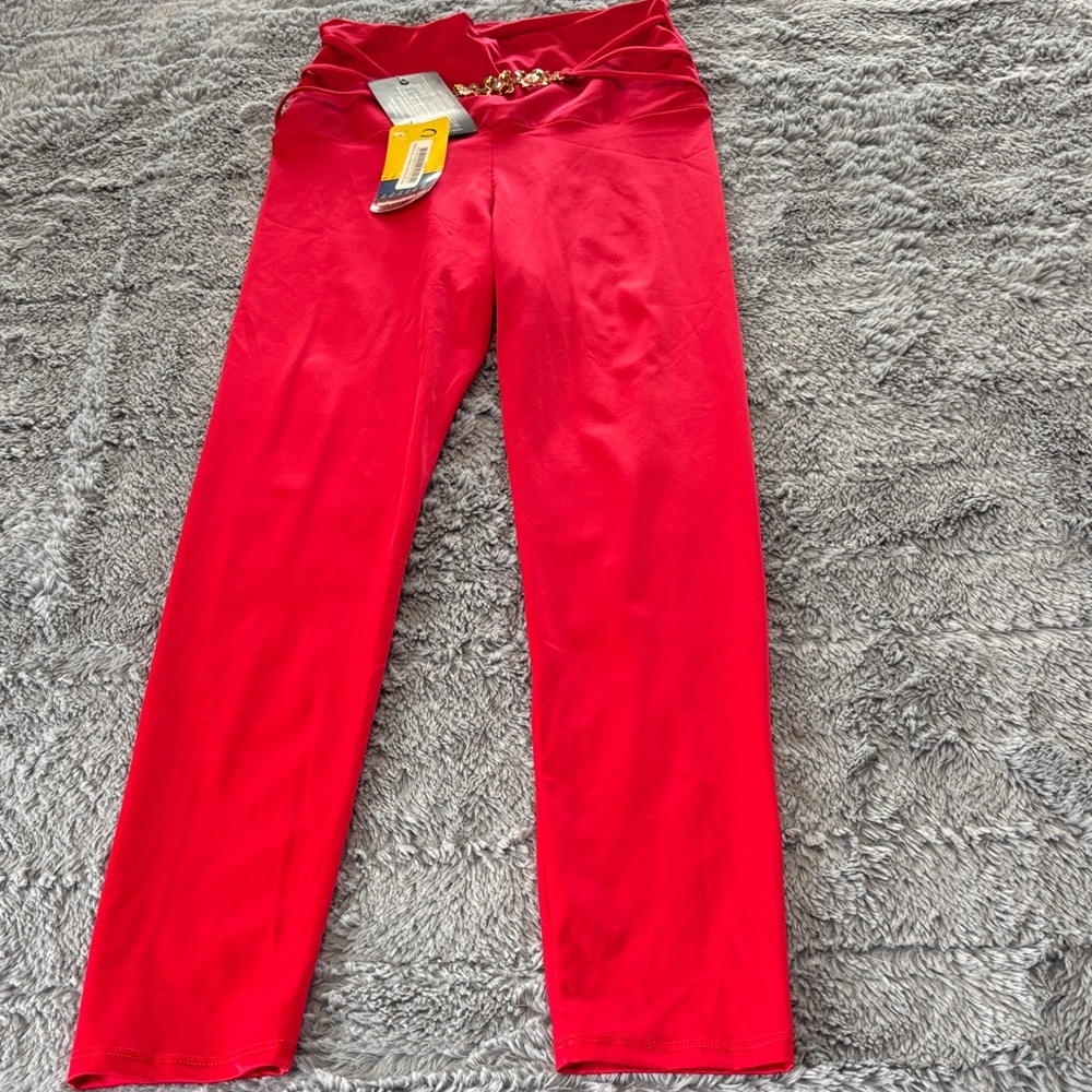 Stylish Red Women's Leggings